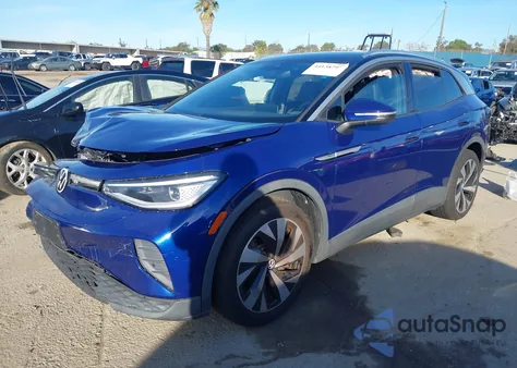 2021 Volkswagen Id.4 Pro S из США, поврежденный, VIN WVGKMPE27MP022019